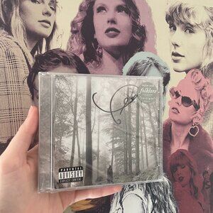 Signed Taylor Swift Folklore CD